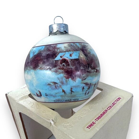 Hallmark Keepsake Ornament A Cherished Friend 1979 Ornament Glass Ball Christmas - Picture 15 of 16